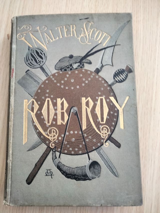 Edición antigua de la novela Rob Roy - tomo I