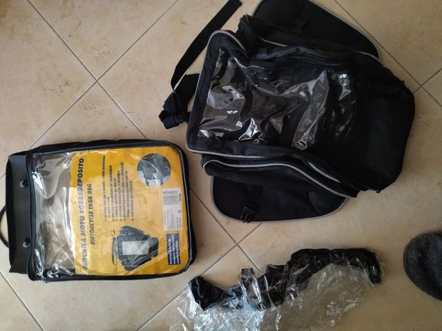 Bolsa sobre depósito para moto