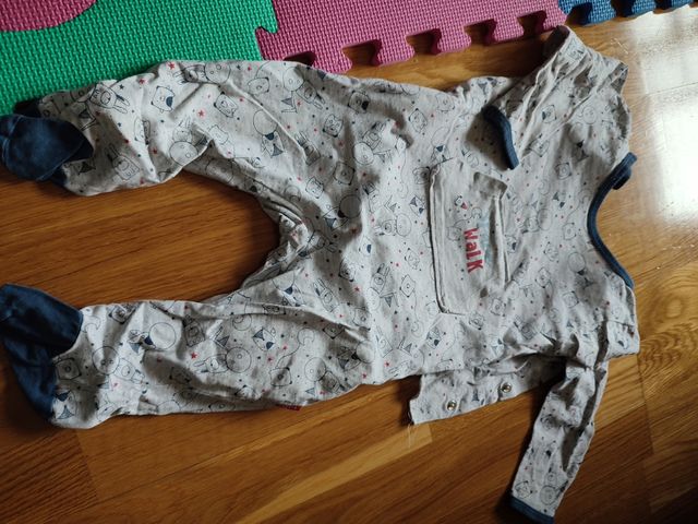 Pack 2 pijamas finos, talla 74 cm, yatsi