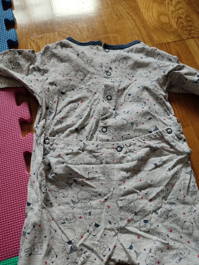 Pack 2 pijamas finos, talla 74 cm, yatsi