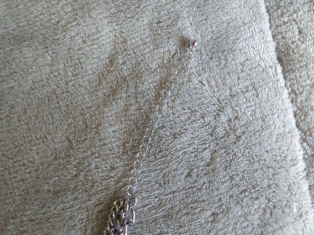 Colgante de cadenas plateado Primark