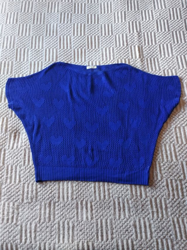 Jersey azulón calada