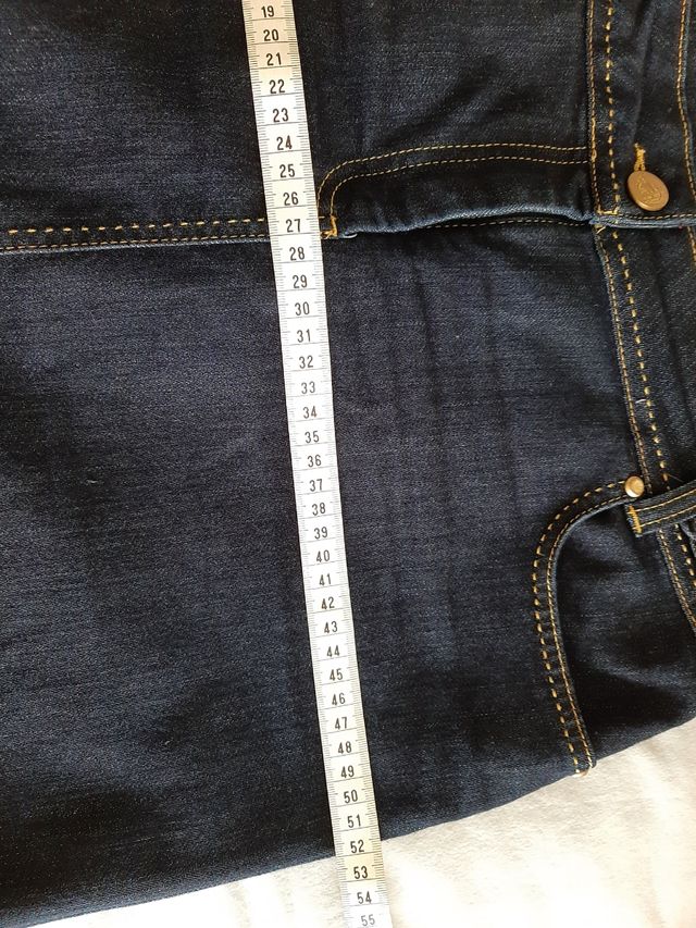 Falda vaquera mujer talla 42, Cortefiel 