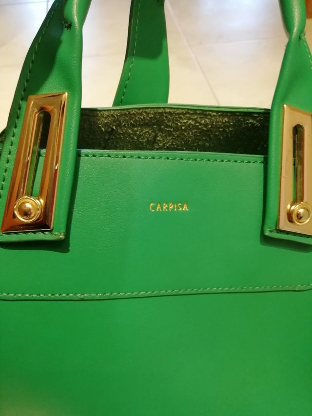Borsa a mano verde Carpisa