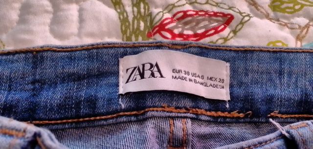 Pantalón vaquero pitillo Zara talla 36