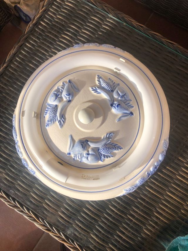 PLAFÓN DE CERÁMICA