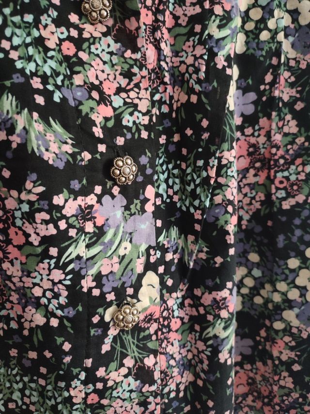 Falda floreada vintage M