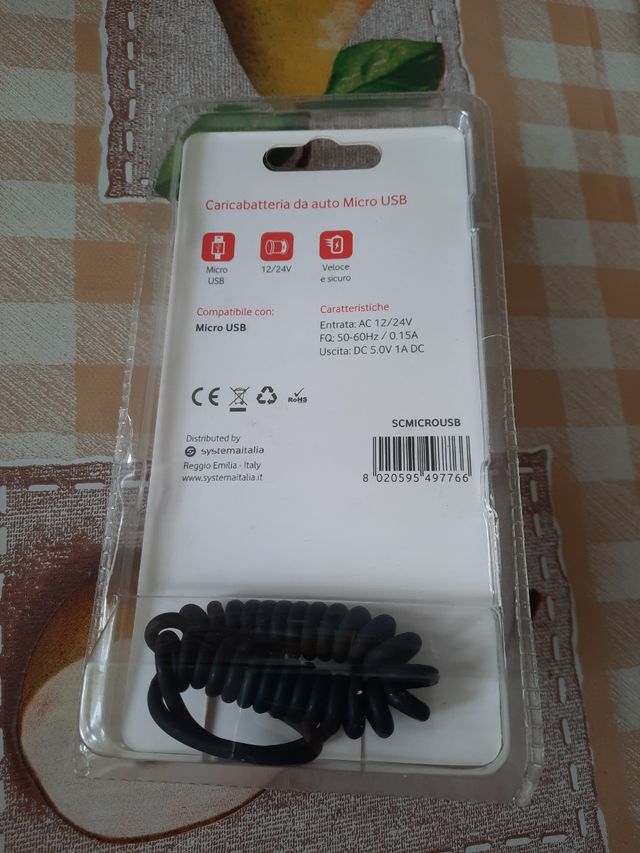caricatore da auto micro usb.