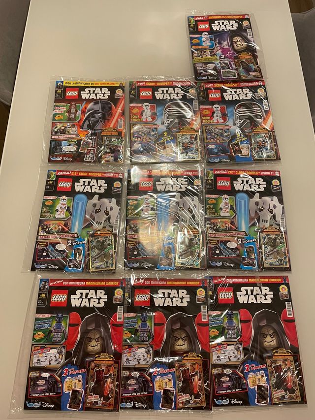 Lote 8 revistas lego star wars nuevas