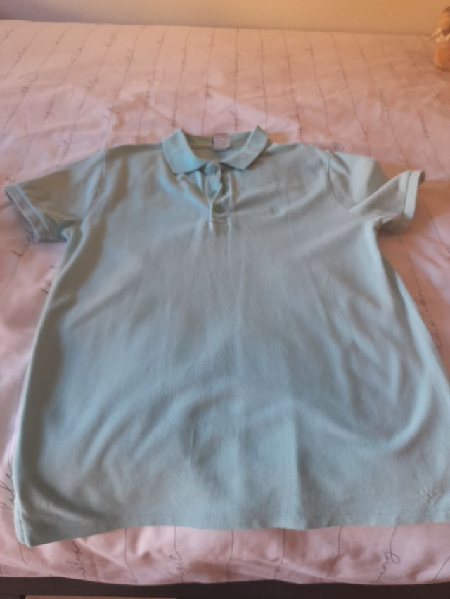 polo manga corta verde menta