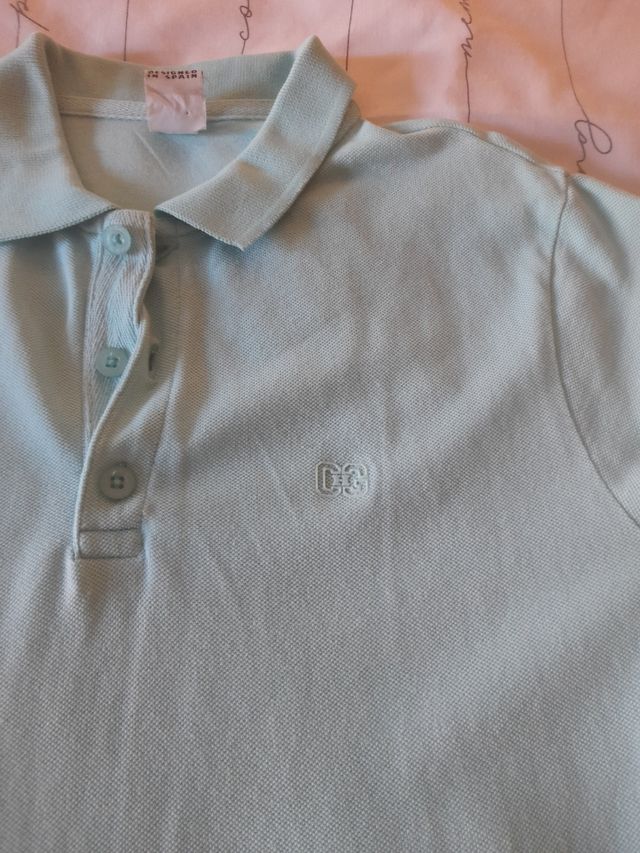 polo manga corta verde menta