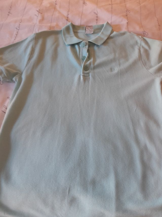 polo manga corta verde menta