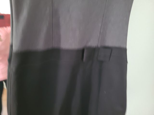 Vestido gris y negro lycra mujer talla M