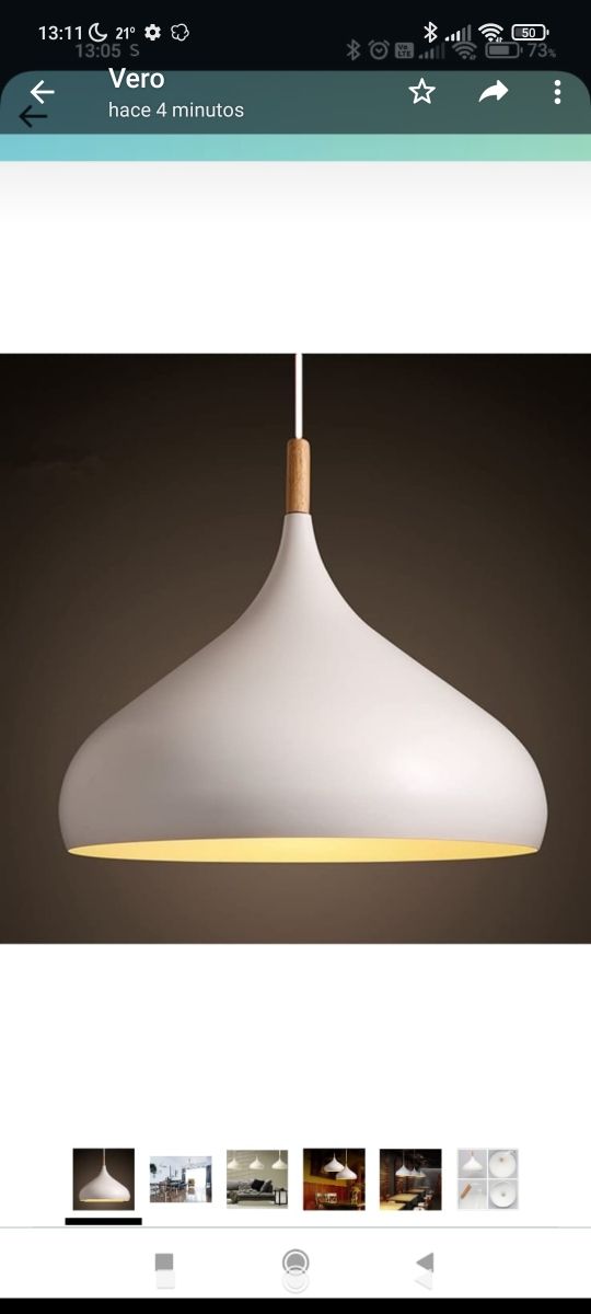 LAMPARA MODERNA INDUSTRIAL COLGANTE