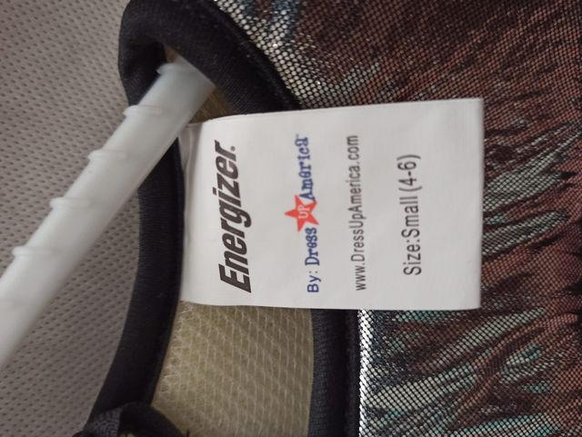 Disfraz infantil de pila Energizer