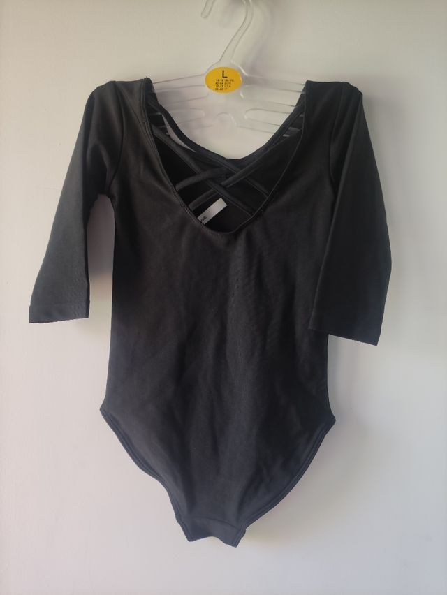 Maillot body baile negro h&m