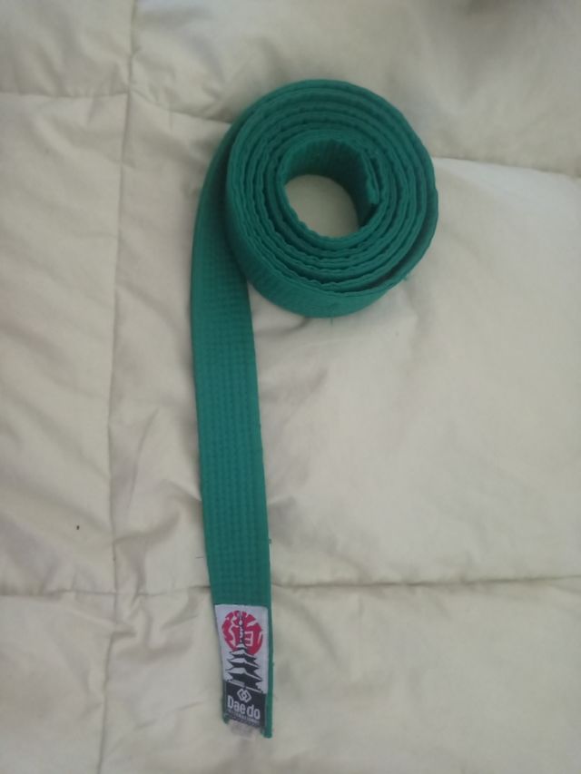 cinturón taekwondo verde