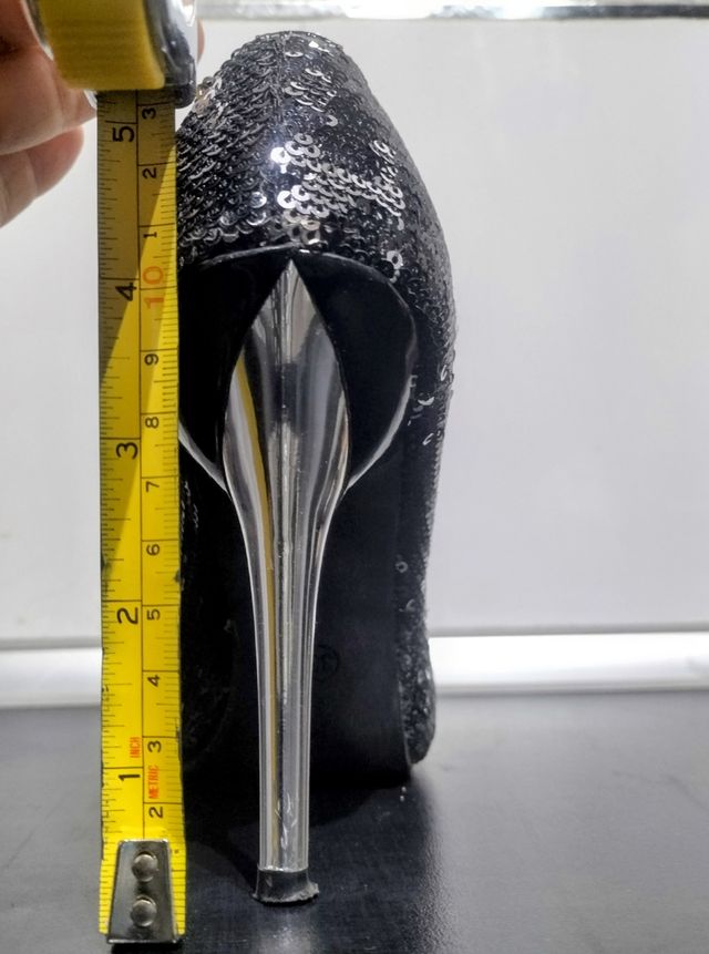 Tacones de fiesta negros Cristian Lay