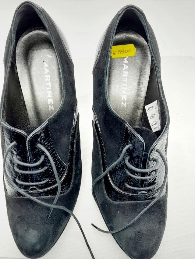 Scarpe donna in camoscio e pelle numero 35