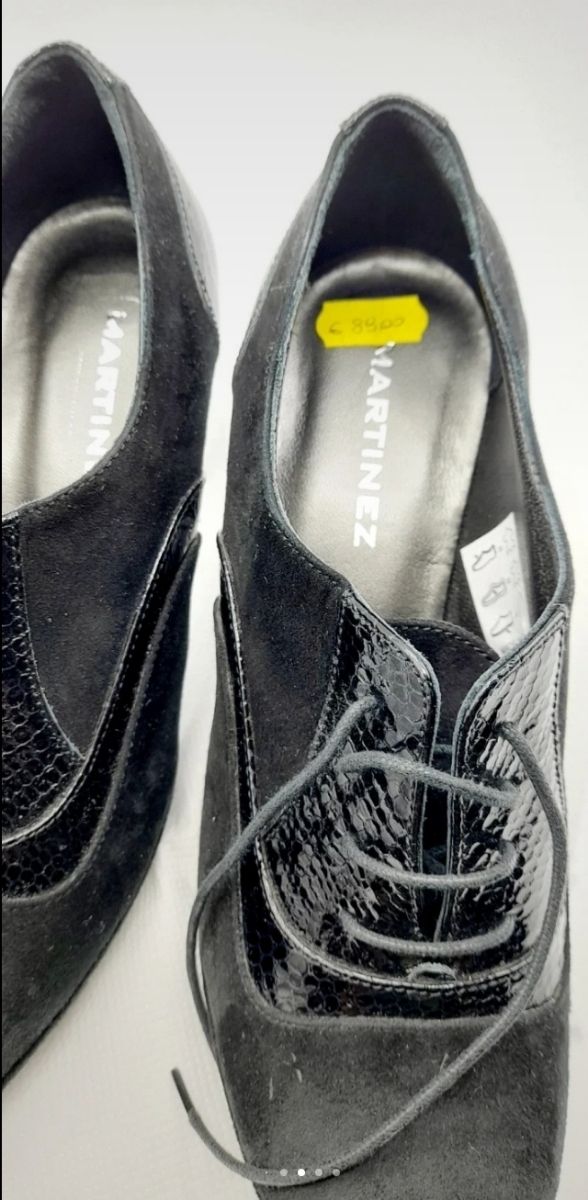 Scarpe donna in camoscio e pelle numero 35