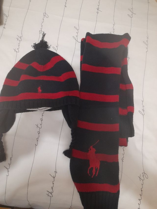 conjunto bufanda y gorro