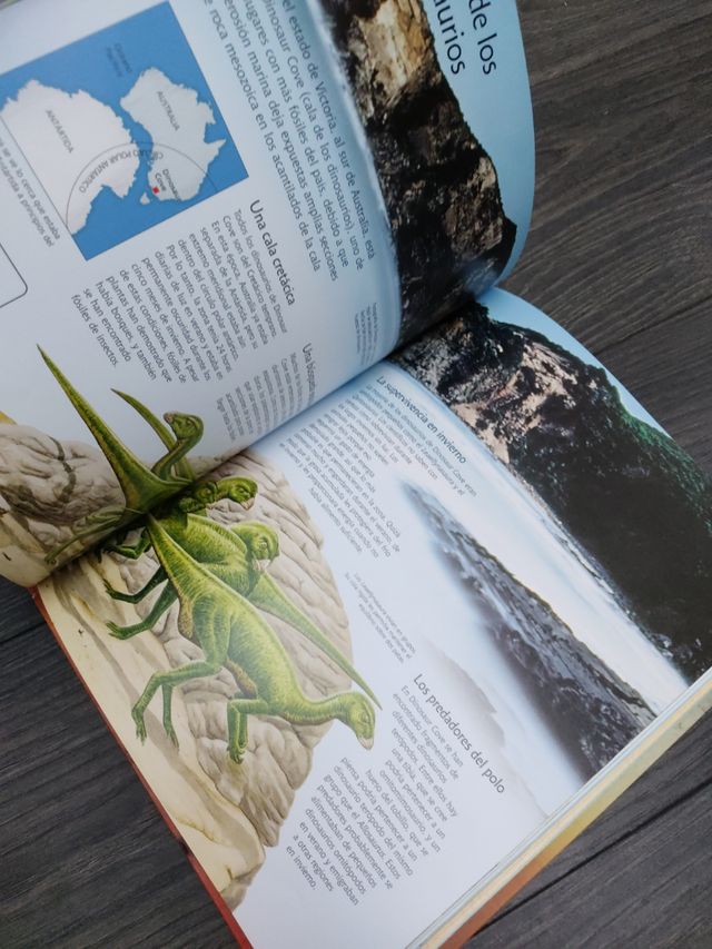 Libro Atlas Mundial De Los Dinosaurios.Nuevo