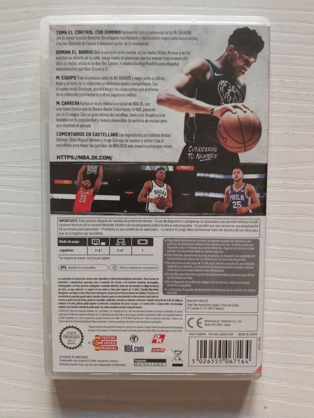 NBA 2K19 Nintendo Switch