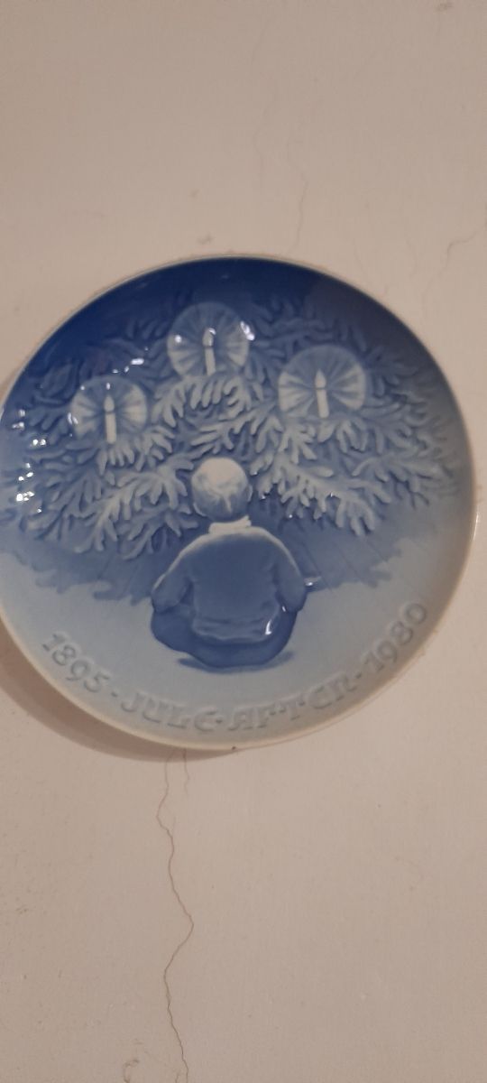 7 piatti  originali natalizi  ceramica Copenaghen