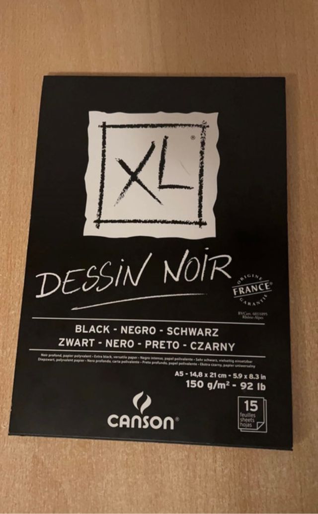 Dessin noir canson negro a5  nuevo