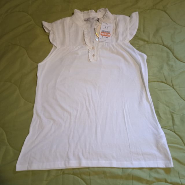 camiseta sin mangas de Bershka