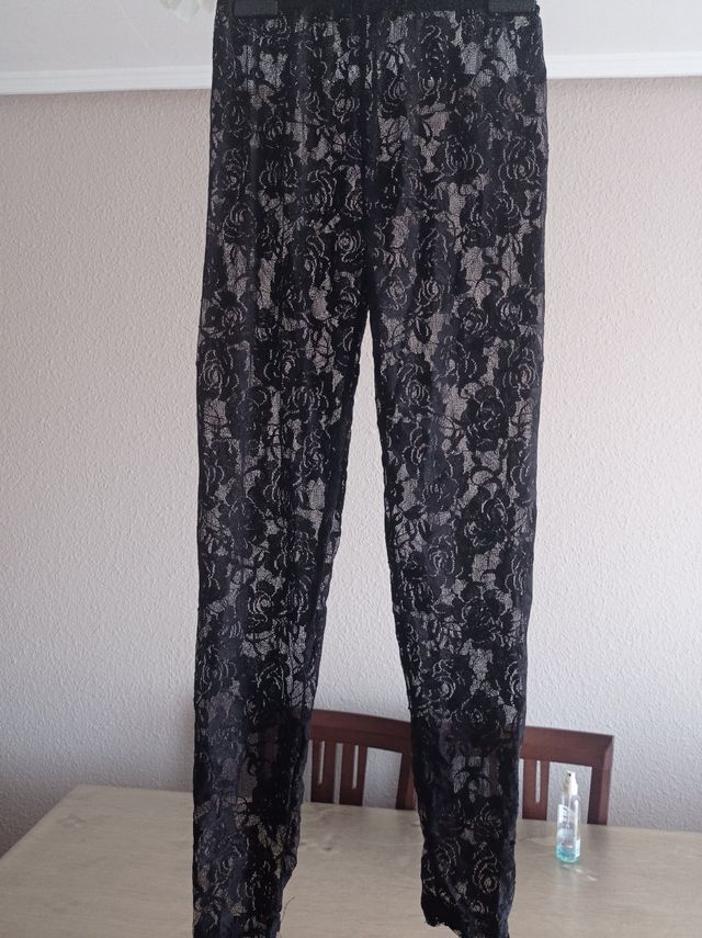 leggins encaje