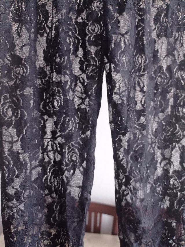 leggins encaje