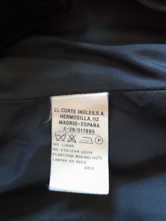 Vestido de terciopelo