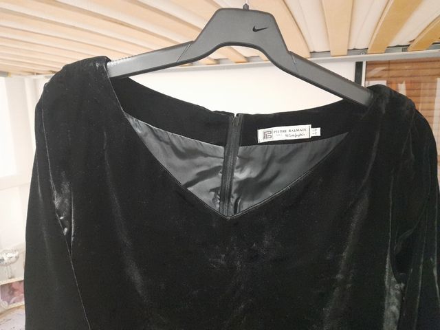 Vestido de terciopelo