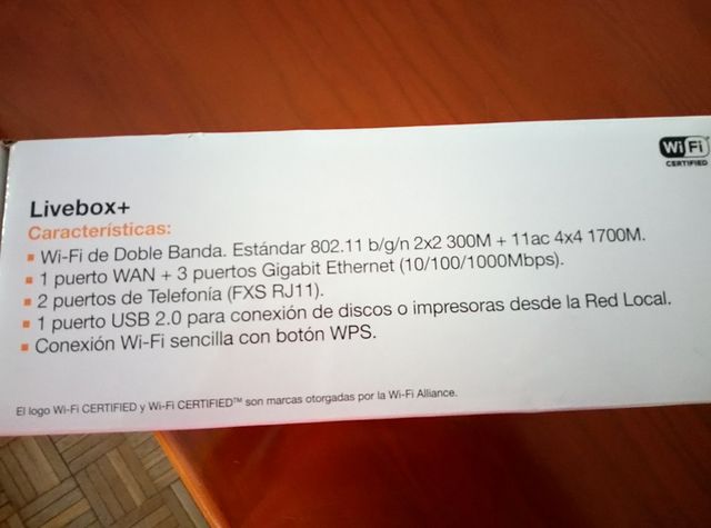 Router wifi inteligente Livebox