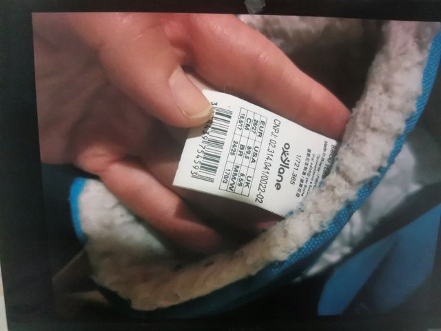 Botas nieve número 26/27