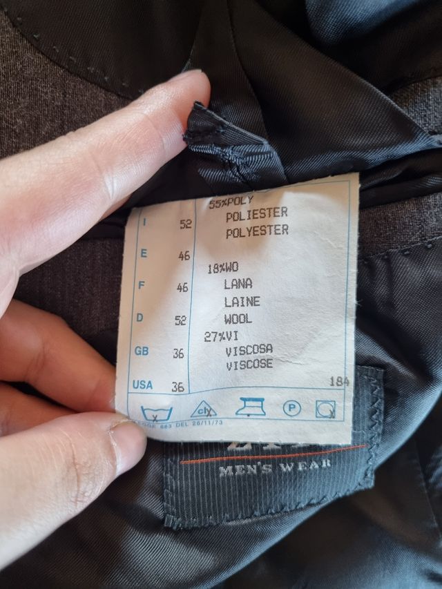 completo uomo Zip 52