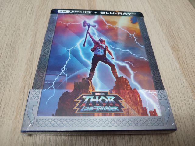 THOR LOVE AND THUNDER STEELBOOK 4K ESPAÑA NUEVA