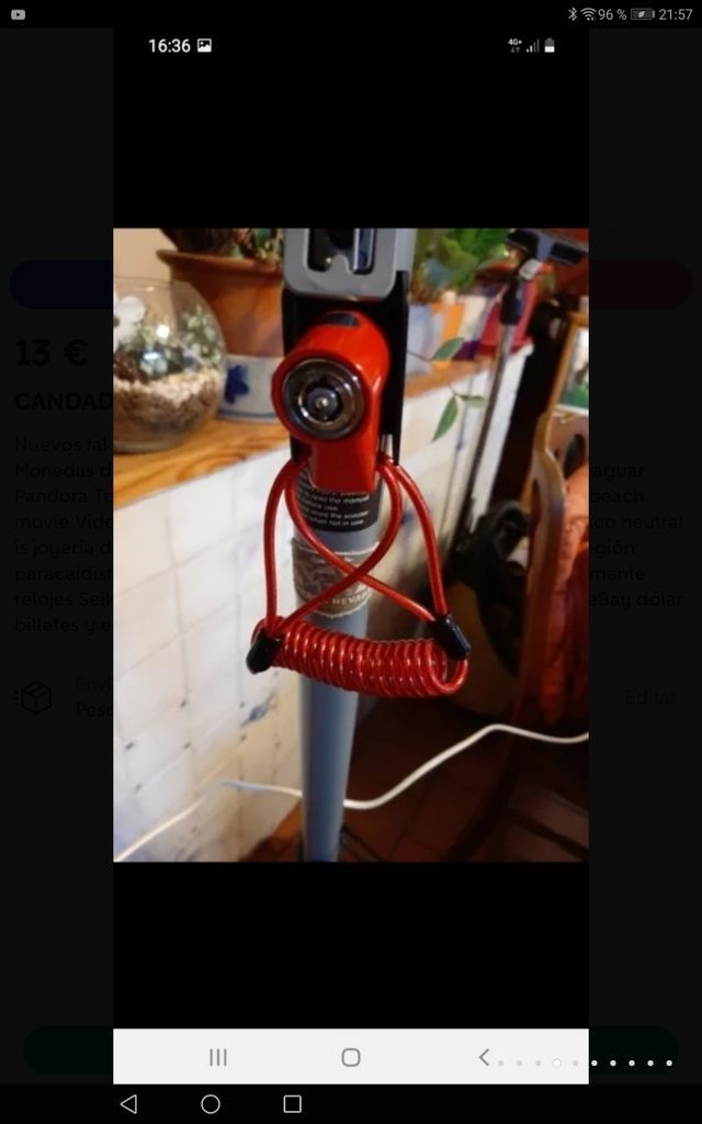 CANDADO, ANTIRROBO BICICLETA PATINETE ETC