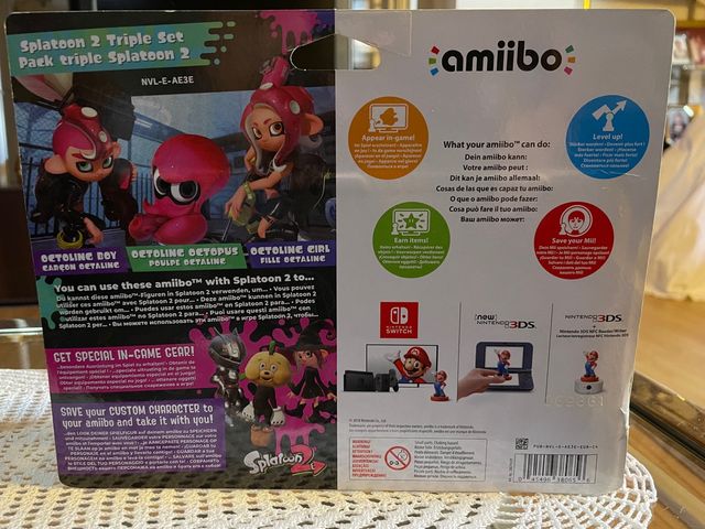 Pack amiibos octoling rosa