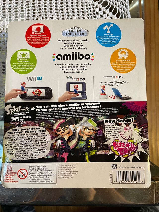 Pack amiibos callie y marie splatoon