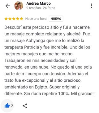 Masaje Relajante Abhyanga. Sesión 90 minutos.