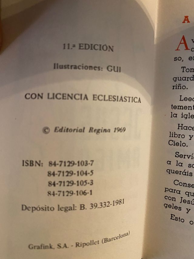 Libro primera comunión