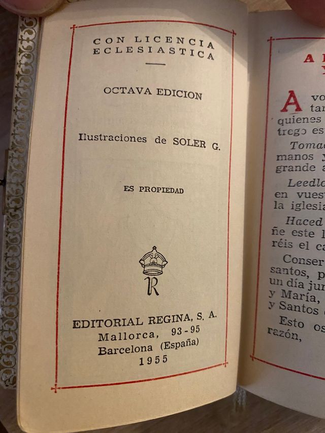 Libro primera comunión