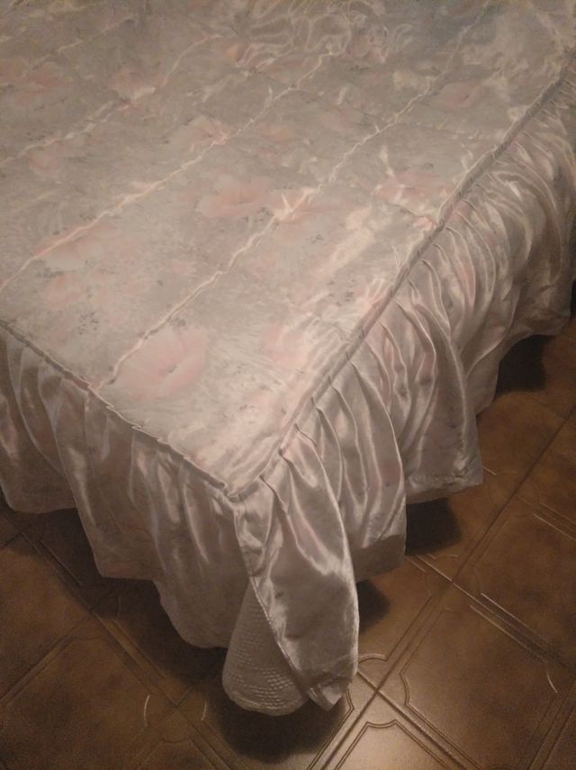 Dos colchas edredón cama 105cm