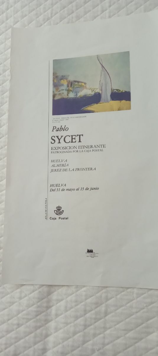 Cartel PABLO SYCET 1963