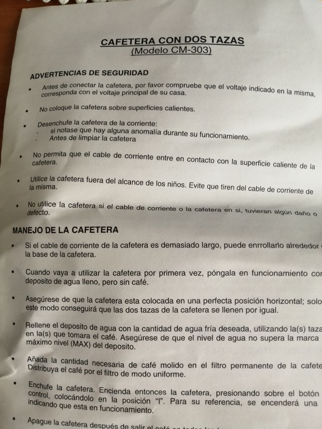 cafetera eléctrica dúo marca Cuberland Royal