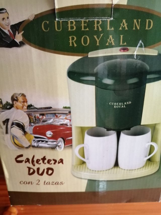 cafetera eléctrica dúo marca Cuberland Royal