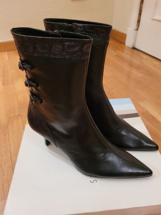 Botines  piel
