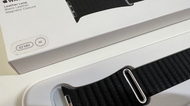 Cinturino in pelle per Apple Watch 